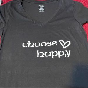 Custom made shirt! Size small black with white wording